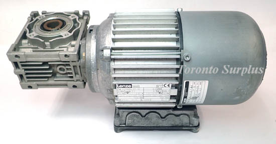 Lenze VDE0530 AC Motor DERABR 071-12, with14.448.08.1.?.8 External Gear Drive Reducer and Lenze GSN04 External Drive