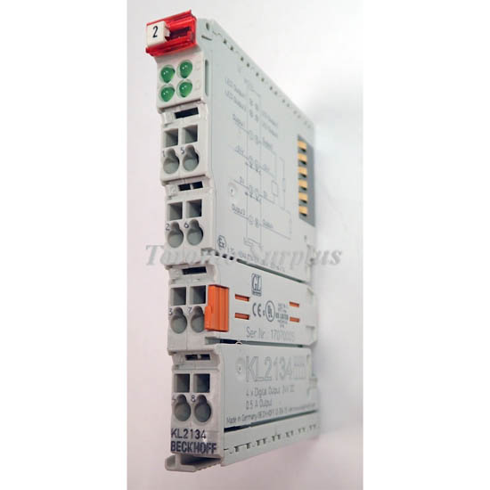 Beckhoff KL2134 4-Channel Digital Output Terminal 24VDC, 0.4A Output