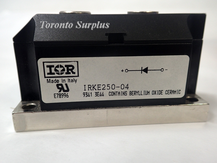 International Rectifier IRKE250-04 MAGN-A-pak Power Module 400V, 250A, BNIB/NOS