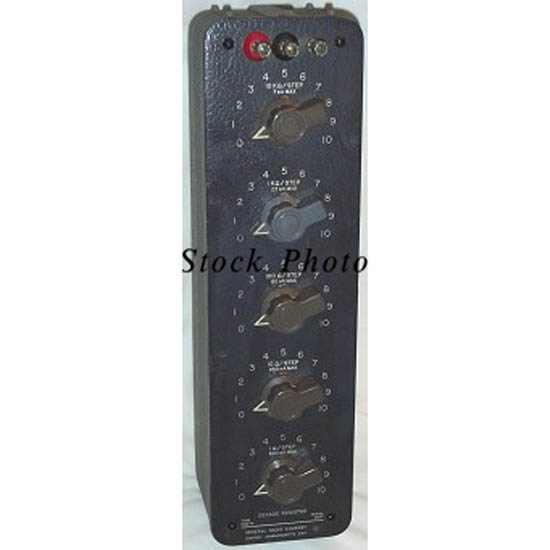 General Radio 1432-P / 1432P GenRad Decade Resistor 1,111,100 ohms Over 5 Decades, 10 ohm Steps