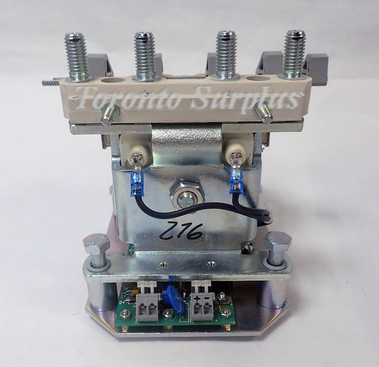 Schaltbau C157 Cam Contactor 4 Contact w/ Mounting Plate & Circuit Board