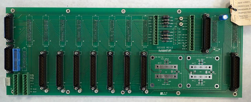 Larcan 31C1122 G2 REV 2 Control Rear Panel Board - BRAND NEW / NOS