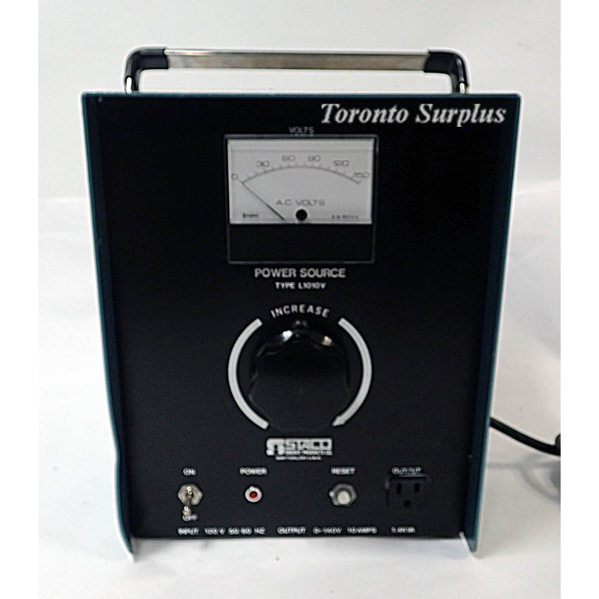 Staco Energy L1010V Variable Transformer / Variac, Fully Enclosed 0-140 V, 10 A, 1.4kVa