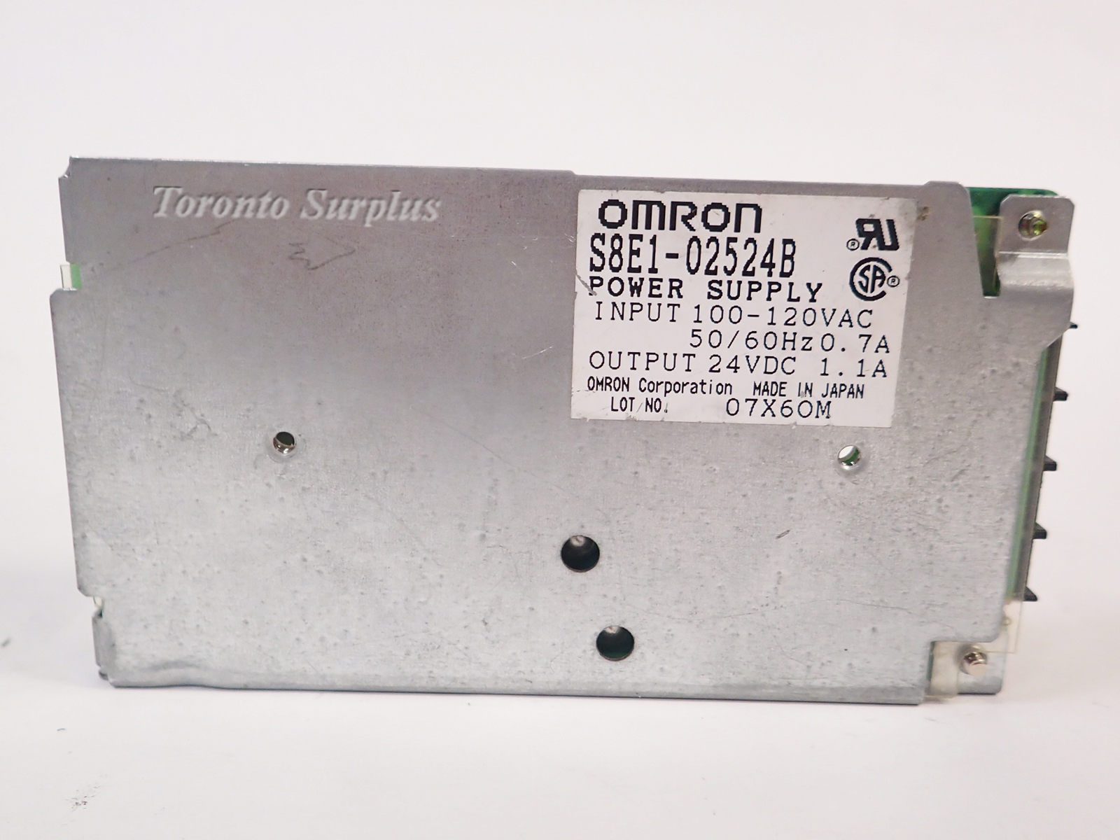 af 24V, 1.1A Omron S8E1-0524B Power Supply, 24 V, 1.1 A