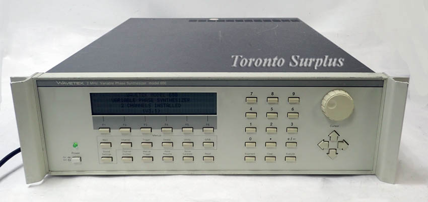 Wavetek 650 2MHz Variable Phase Synthesizer 2 Channel