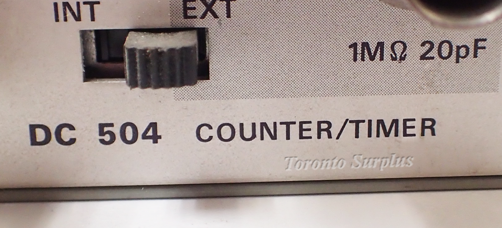 Tektronix DC 504 Counter / Timer Plug-In Module, AS-IS