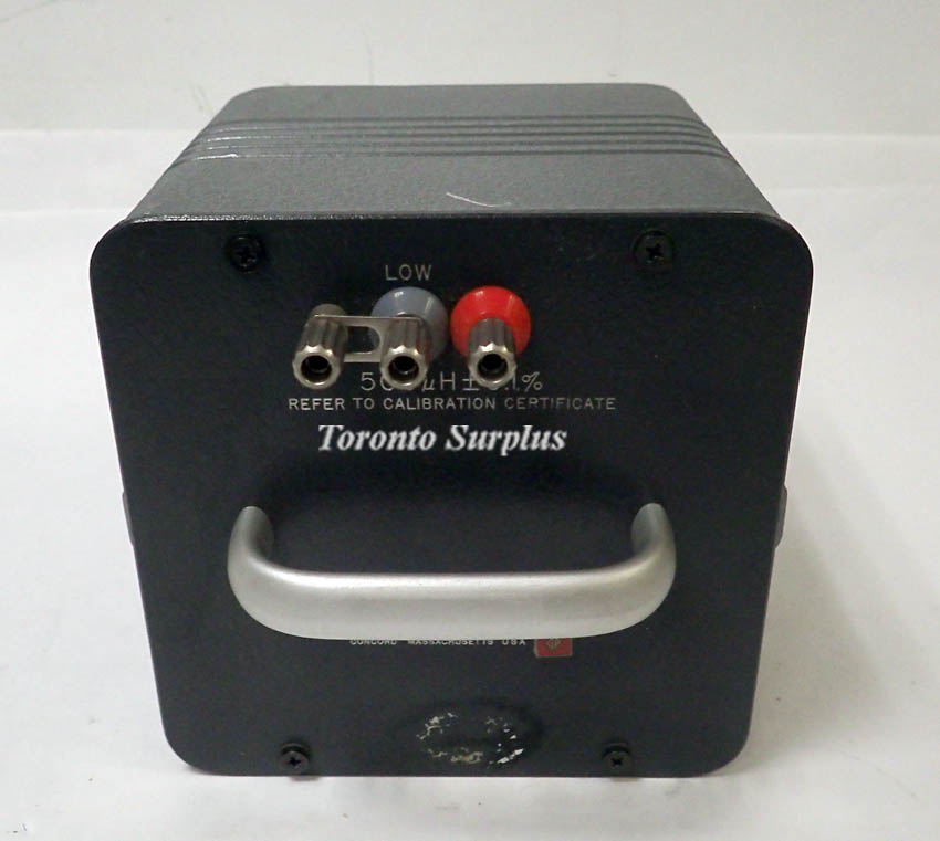 General Radio 1482-D / 1482D GenRad Standard Inductor 500 uH ± 0.1%