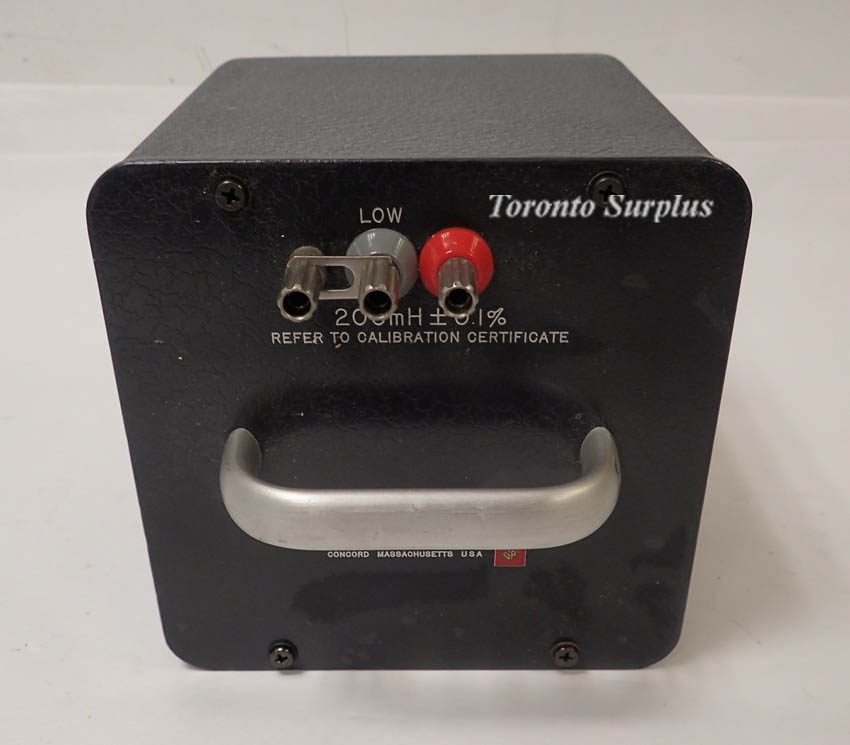General Radio 1482-M / 1482M GenRad Standard Inductor 200 mH ± 0.1%