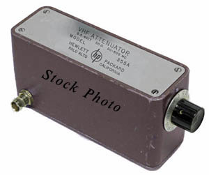 HP 355A / Agilent 355A VHF Step Attenuator, Manual 0.5 Watt, 50 ohm, DC-500 MHz, 0-12 dB