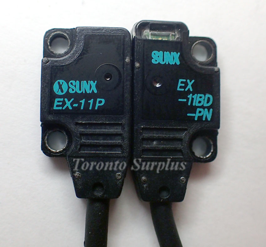 Sunx EX-11B-PN EX-10 Series 150mm Range Thru-Beam Ultra-Compact Photoelectric Sensor NPN BNIB / NOS