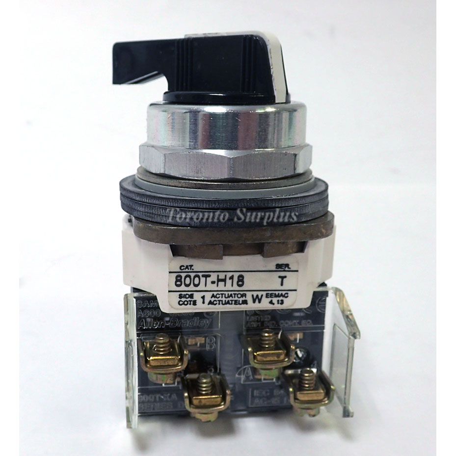 Allen Bradley 800T-H18A 2 Position Selector Switch Knob Lever BNIB / NOS