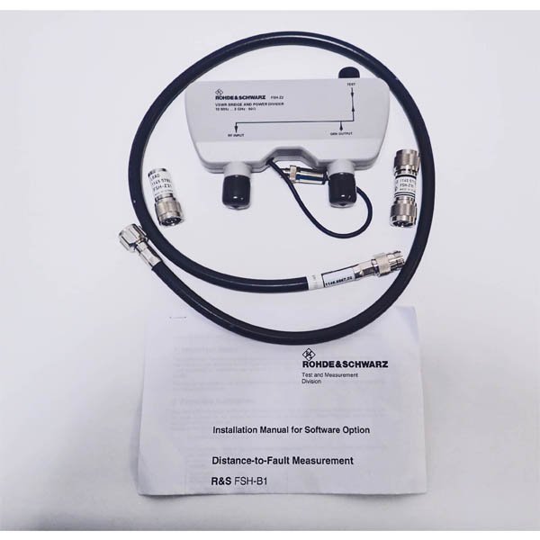Rohde & Schwarz FSH-Z2 VSWR Bridge & Power Divider 10 MHz - 3GHz w/Accessories