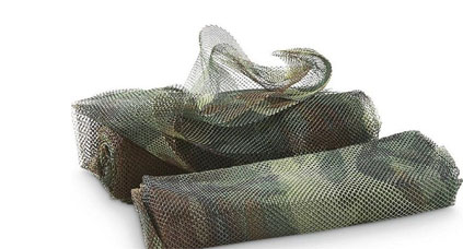 Military Issue USGI Body Sniper Veil Woodland Camouflage Netting, 8'x5'