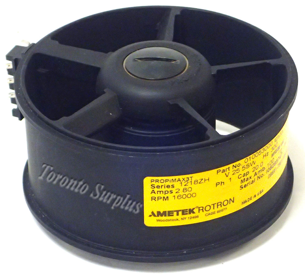 3.75 x 2" Ametek Rotron PROPIMAX3T Series 1218ZH 25.5V PH1 NOS sku12703