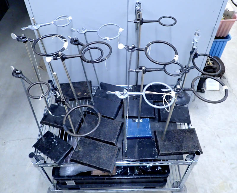 Retort Stands - Assorted Types / Sizes, Asst Clamps Also Available