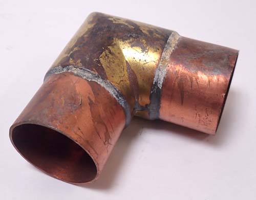 1 5/8" 90 Degree Elbow Unflanged Rigid Coax Equal Legs