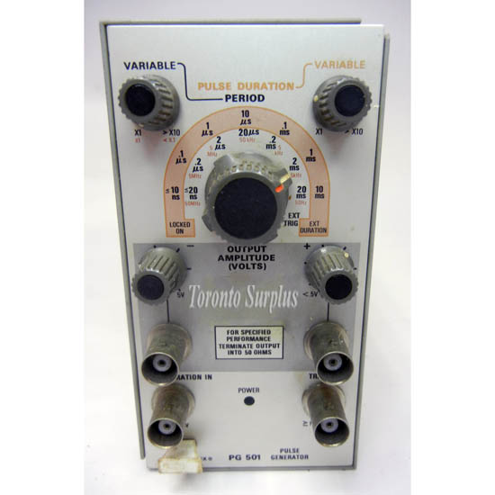 Tektronix PG501 Pulse Generator, 50 MHz As Is