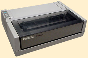 HP 2225A / Agilent 2225A ThinkJet Portable Printer with RS-232 - SEE DESCRIPTION