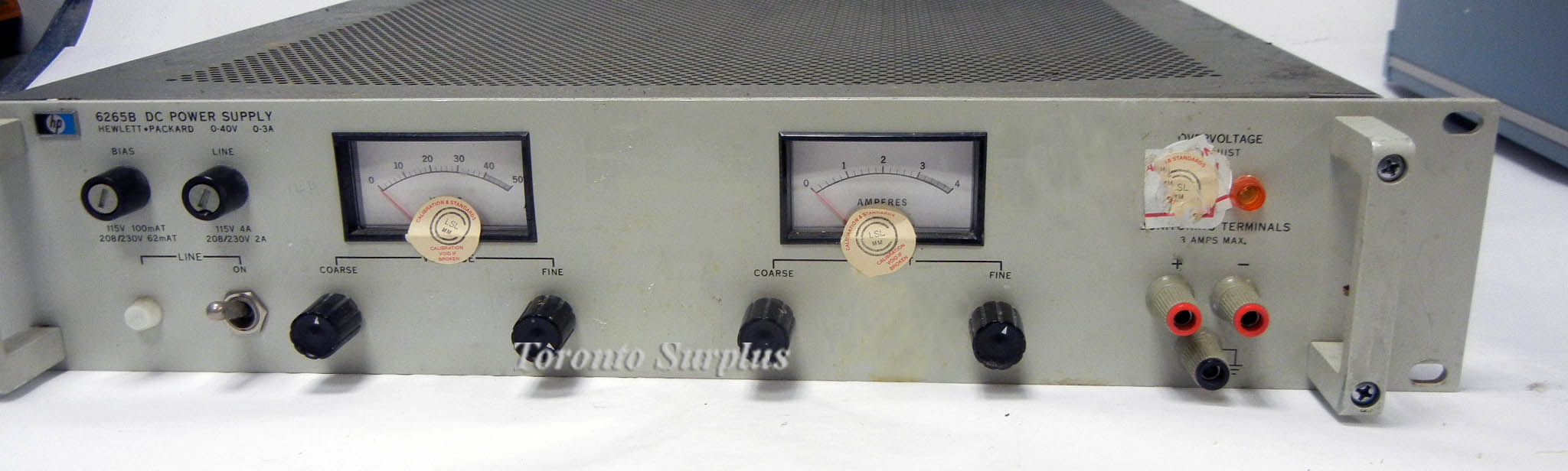HP 6265B / Agilent 6265B Power Supply, 0-40 VDC, 0-3 Amp