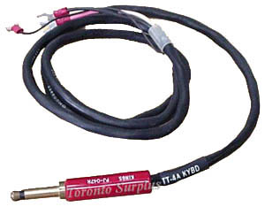 Military Patch Cord for TT-4A Teletype Keyboard NSN: 5995-904-0688 OR purchase for the 1/4" PJ-047R Kings Audio Plug - BNIB