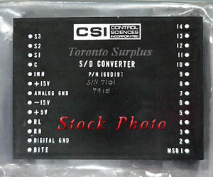 CSI Control Sciences 168D19 / 8 S/D Synchro to Digital Converter - See Description