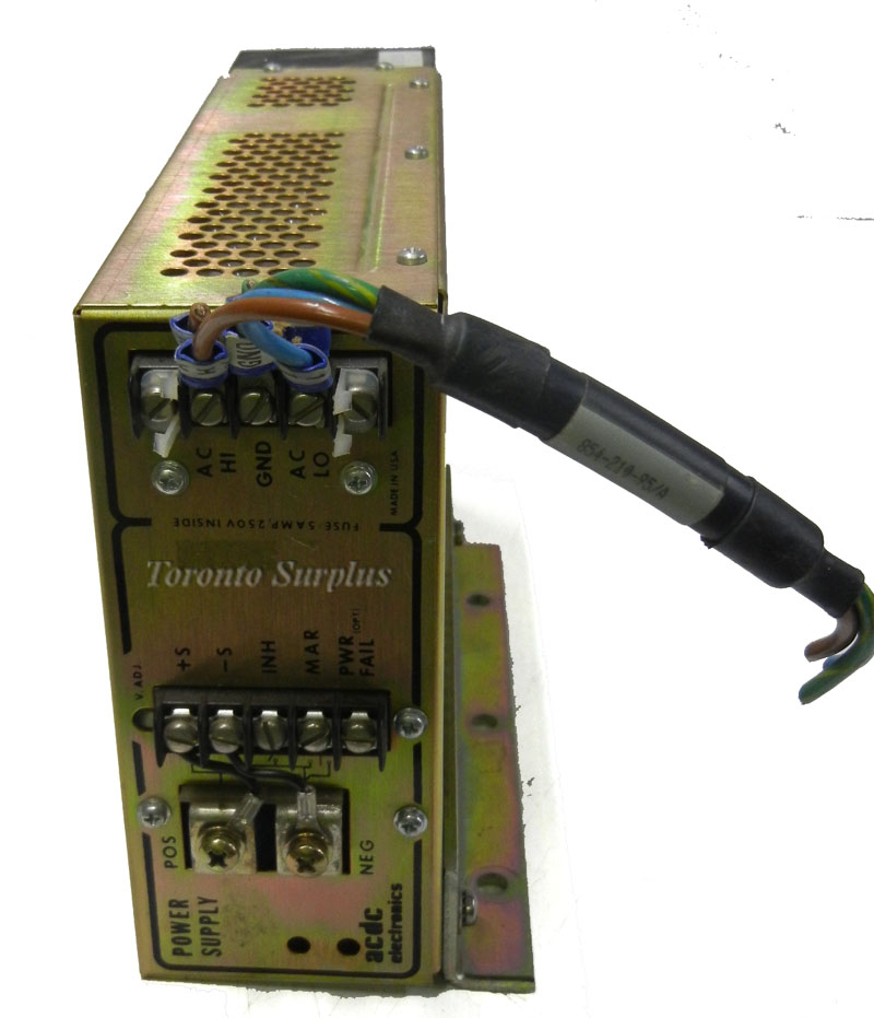 as 28V, 6A ACDC Electronics RS28N6 Power Supply, Switching Type 28 V, 6 Amp