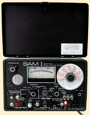 Wavetek SAM I / SAM 1 300 MHz Signal Analysis Meter Parts or Repair