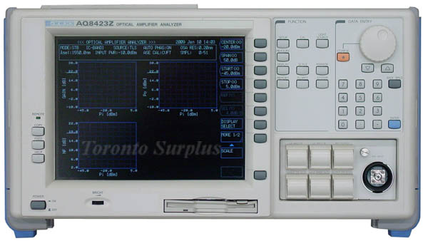 Ando AQ8423Z Optical Amplifier Analyzer with AQ9389B FC Connector Adapter (In Stock) z1