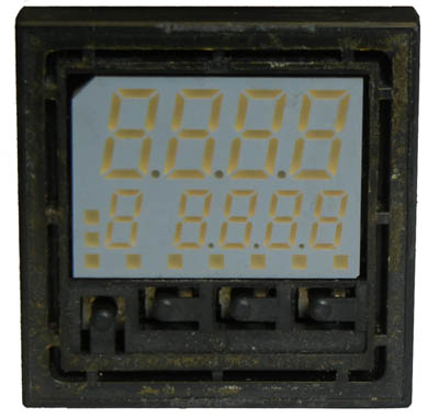 Omron E5CK-AA1-500 Digital Controller - Used, Working BUT NO Touchpad Membrane on Front Panel