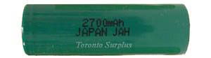 Battery NiCad Nickel Cadmium JAH - A 1.2V 2700mAh