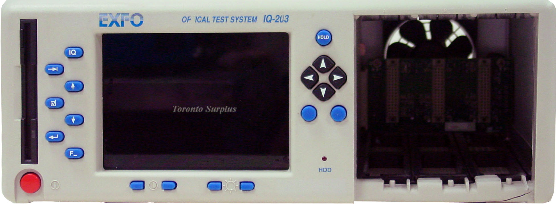 EXFO IQ-203 OPTICAL TEST SYSTEM MAINFRAME for PARTS!