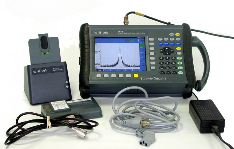Willtek / Aeroflex 9102 Handheld Spectrum Analyzer 100kHz -4GHz