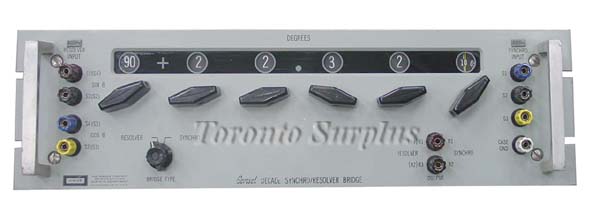 Singer Gertsch DSRB-5C-4R Decade Synchro Resolver Bridge R/S Input 400 Hz