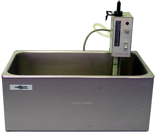 Haake E51 Immersion Heater Circulator Controller 140C with VWR Scientific Water Bath