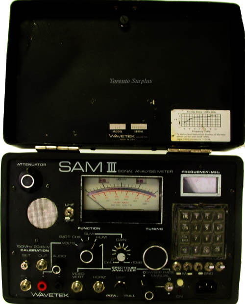 Wavetek SAM III / SAM 3 150 MHz Signal Analysis Meter