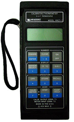 Newport Electronics HHCT-1 Calibrator / Thermometer K-J-T Thermocouple