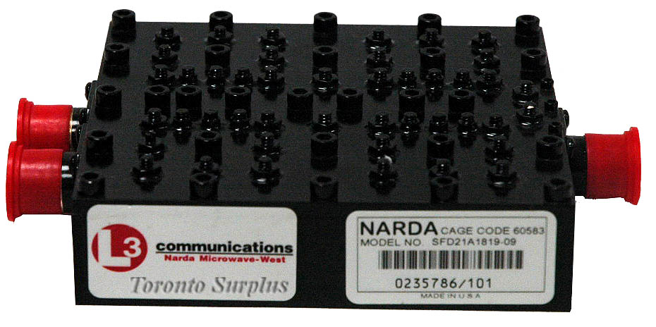 Narda Microwave-West / L3 Communications SFD21A1819-09 PCS Band Duplexer 4000 MHz, 100 Watt