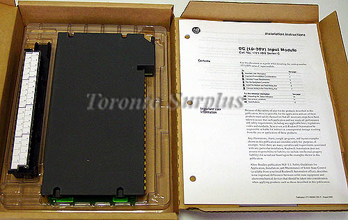 Allen Bradley 1771-IBN/ 1771IBN Series C, REV G01 10-30VDC High True Input Module BNIB / NOS rm