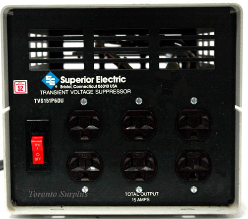 Superior Electric TVS151P6DU 6-Output Transient Voltage Suppressor