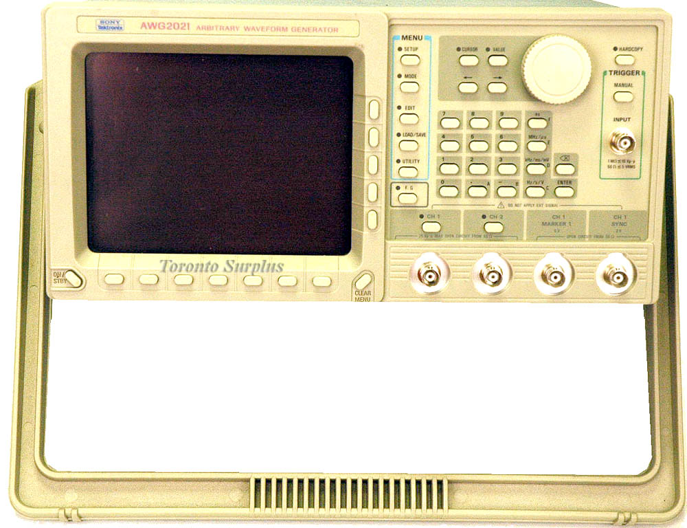 Sony / Tektronix AWG2021 / AWG 2021 Arbitrary Waveform Generator w/Opt 2 & Manuals
