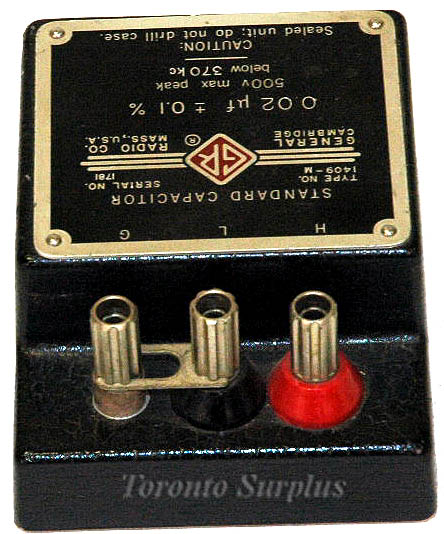 General Radio 1409-M / 1409M GenRad Standard Capacitor