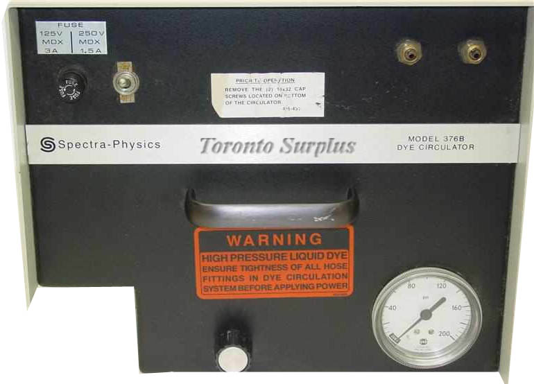 Spectra Physics 376B Die Circulator for Jet Stream Die Laser