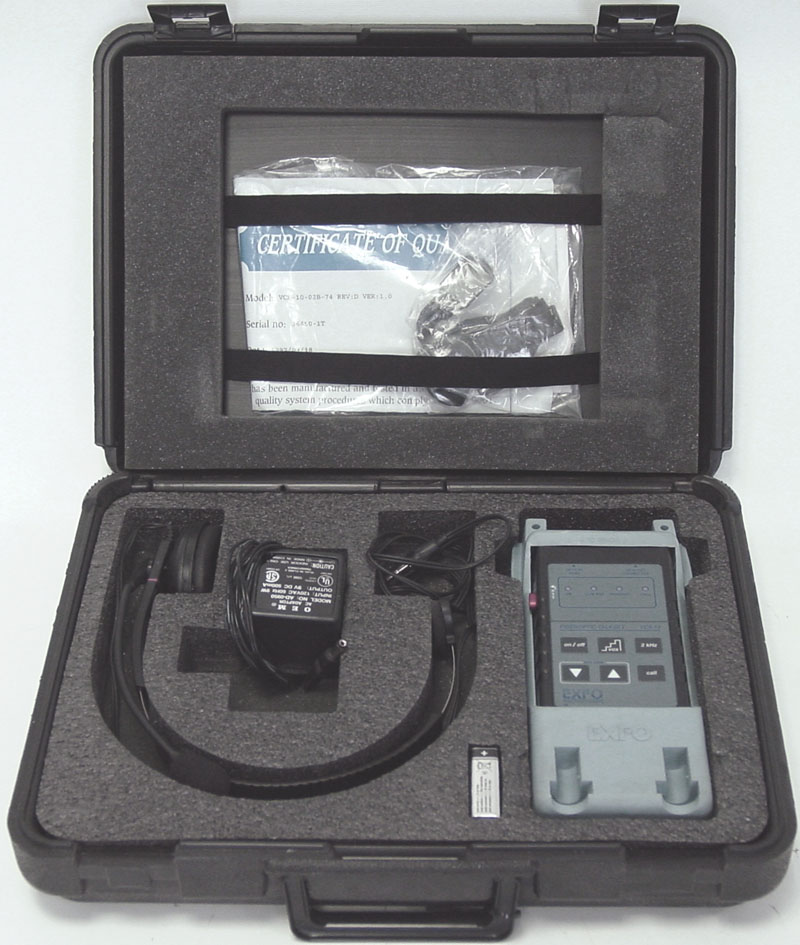 Exfo VCS-10-02B-74 Multifunction Fiber-Optic Test Set