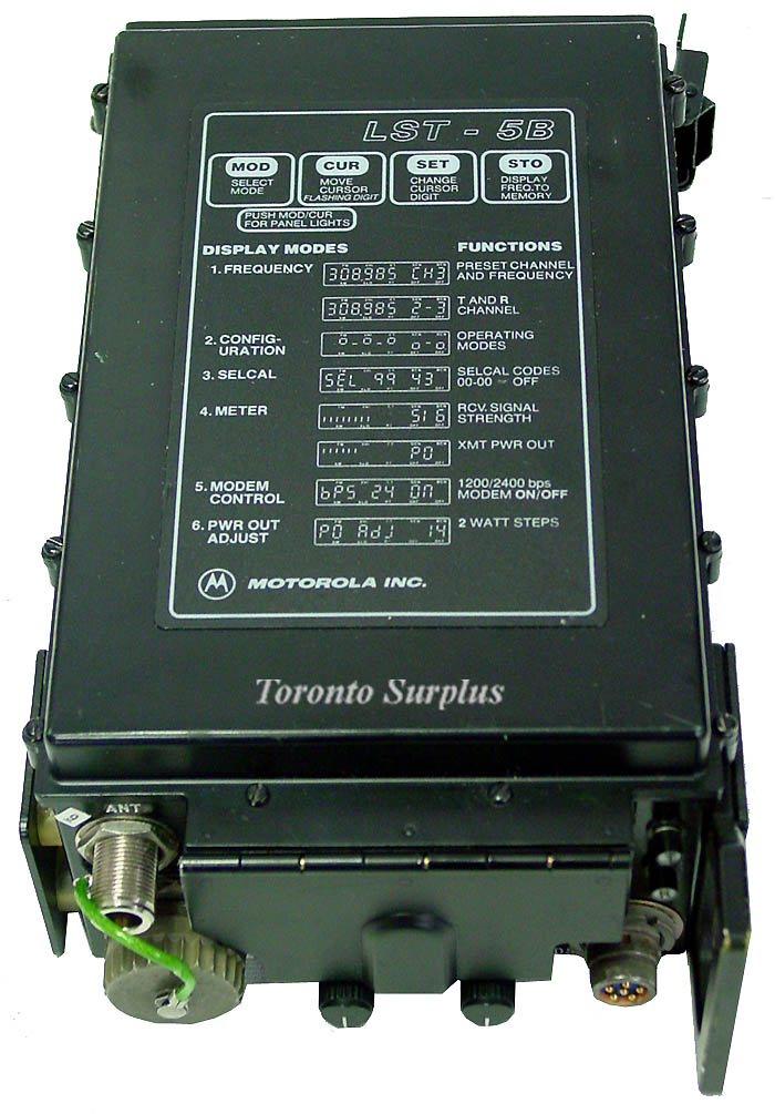 Motorola LST-5B / LST5B / 01-P22963H 002 SATCOM UHF Radio Satellite Terminal