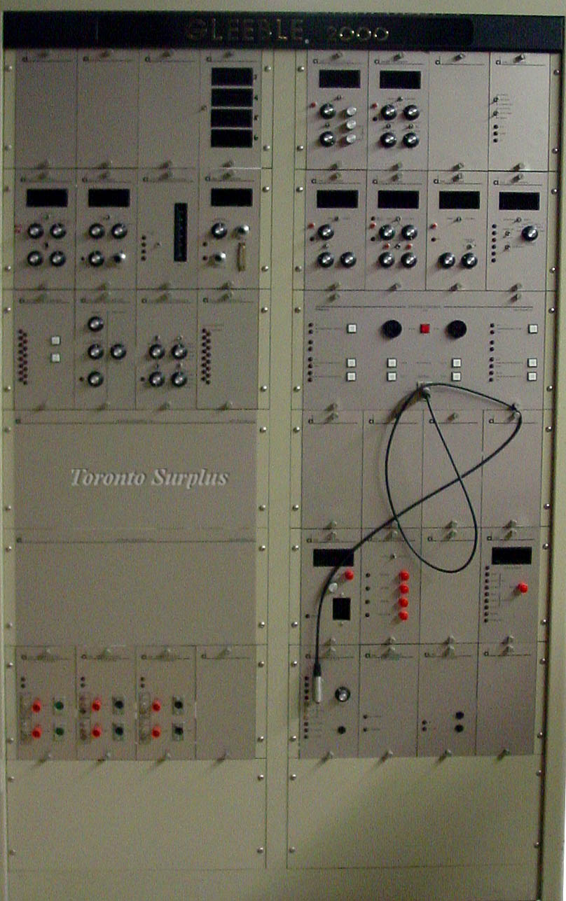 Gleeble 2000 Control Panel