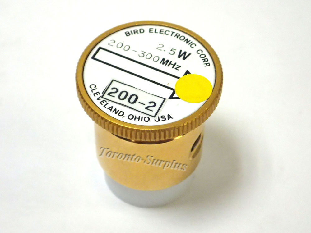 2.5 W, 200-300 MHz - Bird Electronic Corp. 200-2 Element / Slug