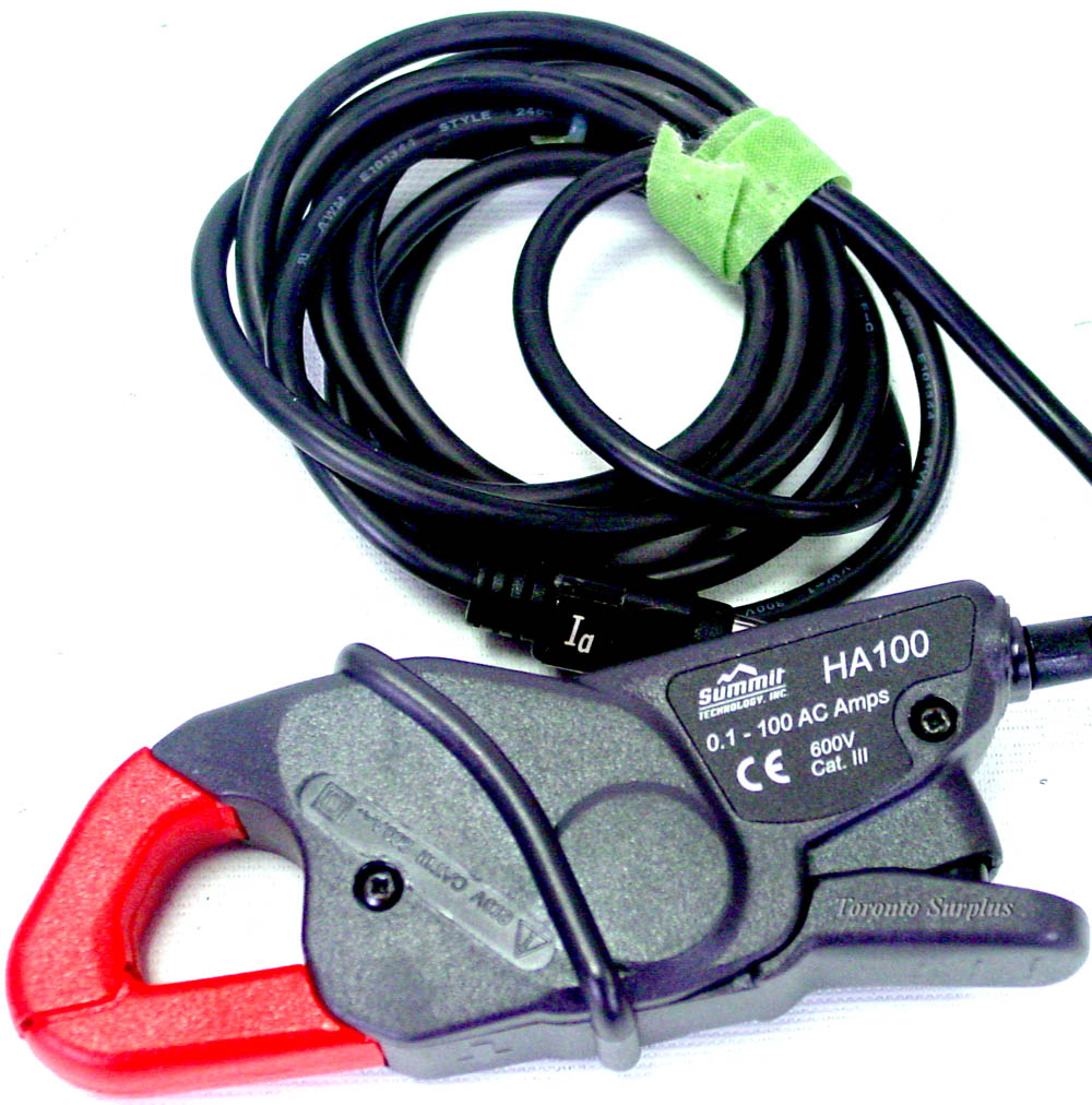 Summit Technology HA100 / HA 100 Clamp-On Current Transformer - 0.1-100 Amp AC