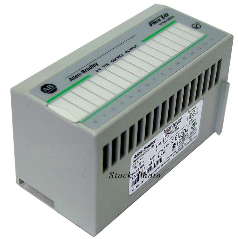 Allen Bradley 1794-0B16 / 17940B16 rev A 24 VDC Source Output Module - Ser. A, F/W Blank