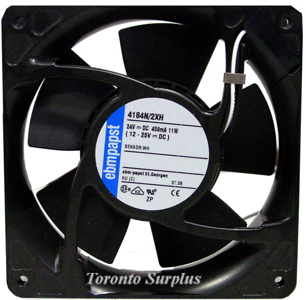Ebmpapst 4184N/2XH / 4184N2XH / 4184N 2XH Series 4100N DC Axial Fan - 24V DC, 458mA 11W BRAND NEW / NOS