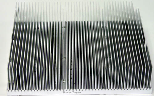 Custom Aluminum Heat Sink / Heatsink 10 3/4" x 9" x 2 9/16" H BRAND NEW/NOS